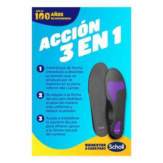 Scholl In-Balance Plantillas Antidolor S 37-39,5 1 Par