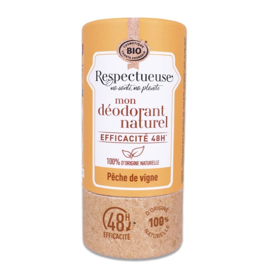 Respectueuse Desodorizante Sólido Pêssego 50 g