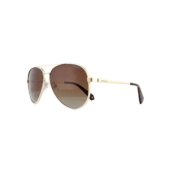 Polaroid PLD 6069/S/X 0J5G Gold Aviator Sunglasses Women 1 Unidade