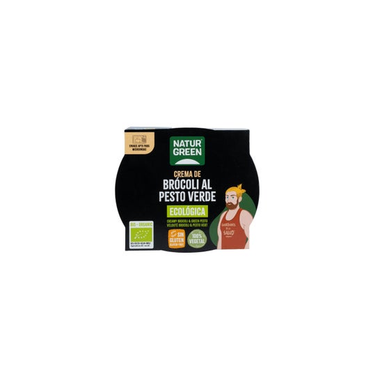 Naturgreen Organic Creme de Brócolis com Pesto Verde 310 G