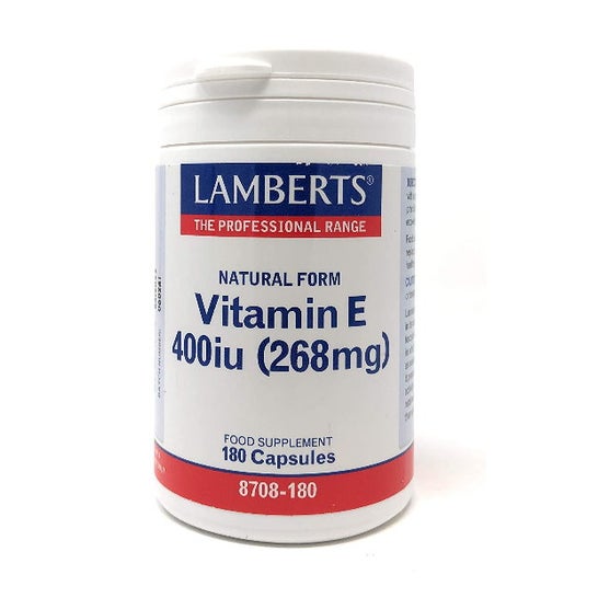 Lamberts Vitamina E Natural 400ui 180 Comprimidos