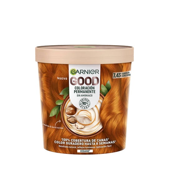 Garnier Good Coloração Permanente 7.43 Acobreada Cúrcuma 217ml