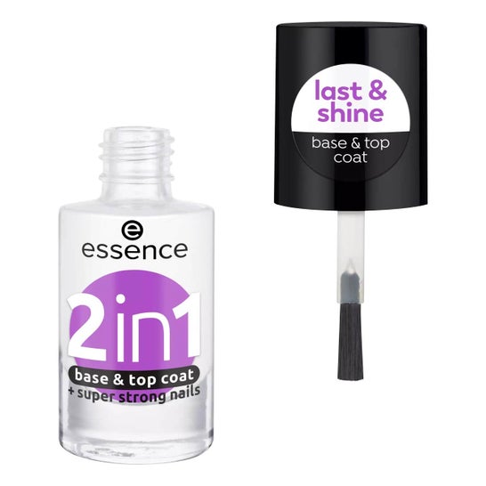 Essence 2 In 1 Base & Top Coat Super Strong Nails 8ml