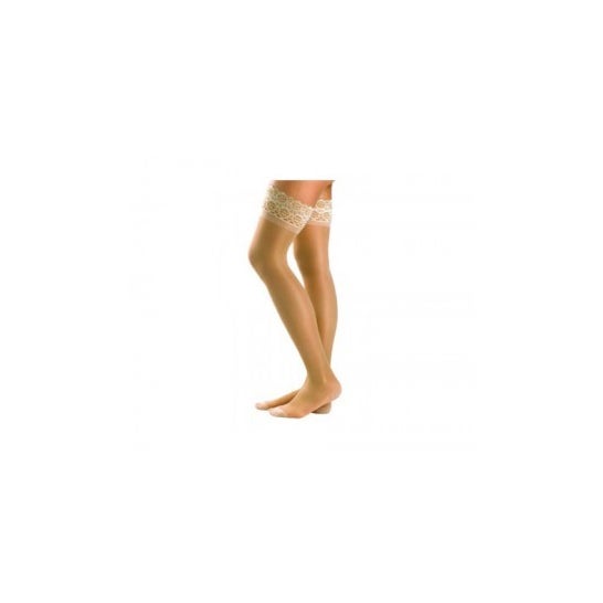 Maries médio longo lace-up AF leve compressão bege tamanho 2