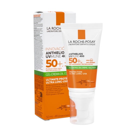 La Roche-Posay Anthelios UVMune 400 Oil Control Gel-Crème SPF50+ avec parfum 50ml