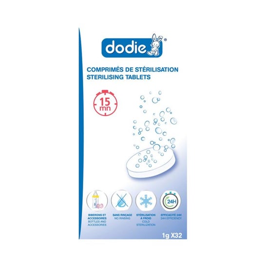 Dodie Strilisation Tablets |Cold 32 comprimidos
