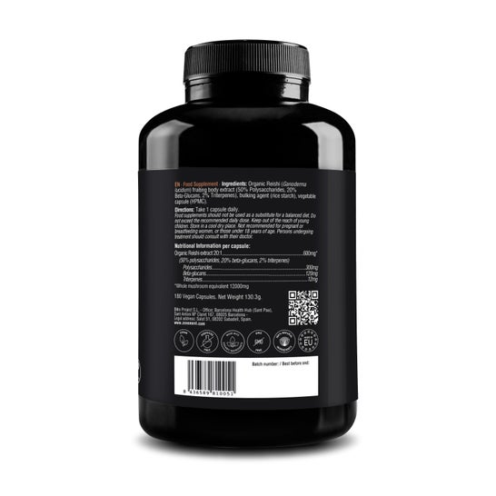 Zenement Extracto Reishi 12000mg Vitamina C 180caps