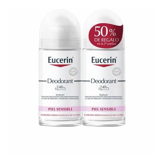 Eucerin pele desodorante sensível 50ml + 50ml