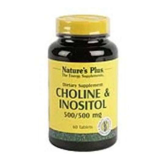 Nature's Plus Choline & Inositol 500mg 60caps Nature's Plus Choline & Inositol 500mg 60caps