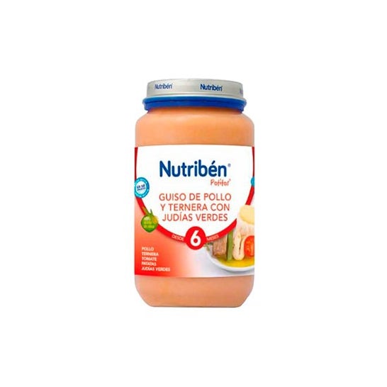 Guisado de frango e vitela Nutribén ™ com feijão verde 250g