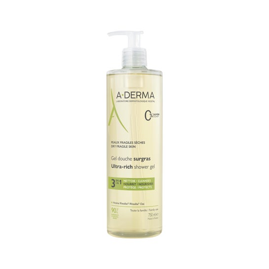 A-Derma Surgras Gel de Duche Ultra Rico 750ml