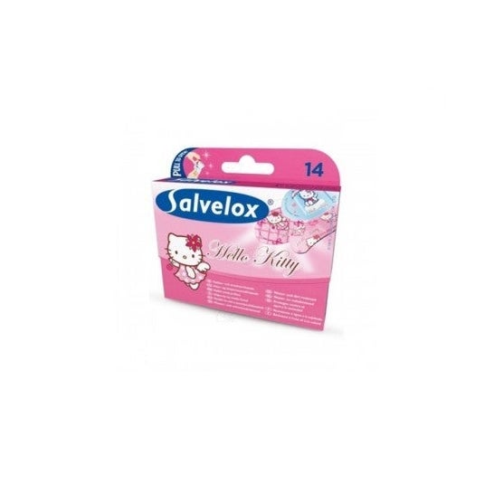 Pensos adesivos de Salvelox Hello Kitty 14uds