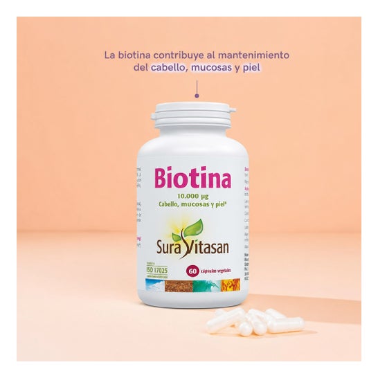 Sura Vitasan Biotina 60 cápsulas
