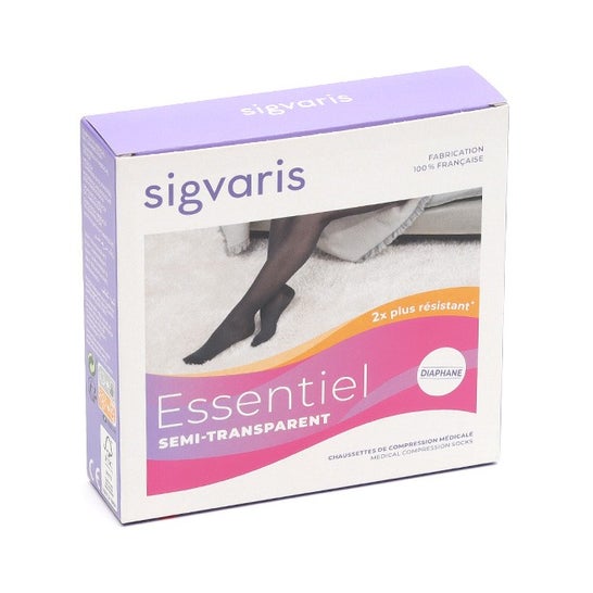 Sigvaris Sock Essential 2 Normal Preto S 1 Unidade