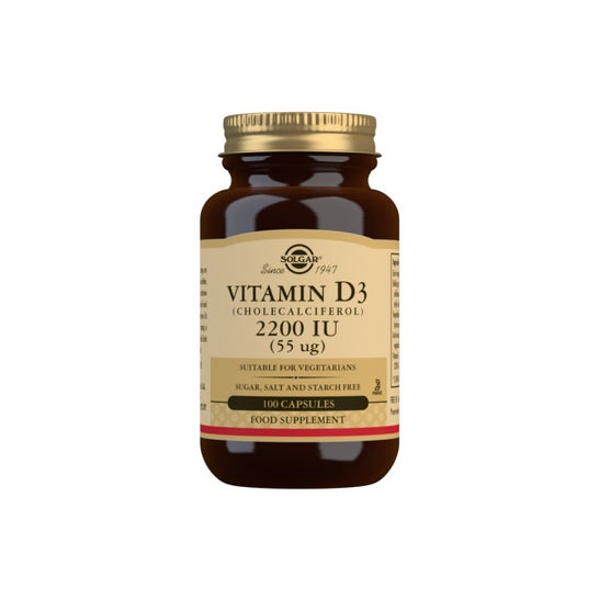 Vitamina D3 2200 IU 55 μg Cholecalciferol 100caps