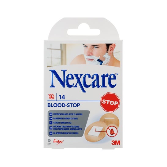 Separador de tiras adesivas Nexcare ™ Blood Stop coagulante 14