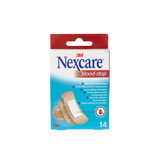 Separador de tiras adesivas Nexcare ™ Blood Stop coagulante 14