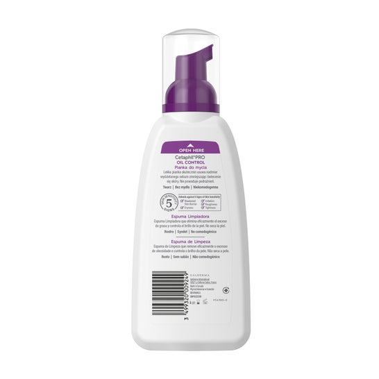 Cetaphil Dermacontrol espuma de limpeza 235ml