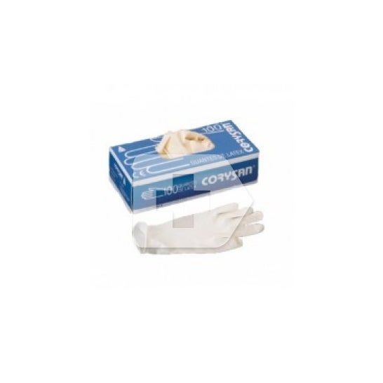 Luvas de látex Corysan tamanho grande 100pcs