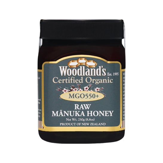 Woodland´s Mel de Manuka Raw MGO 550 Monofloral Bio 250 g