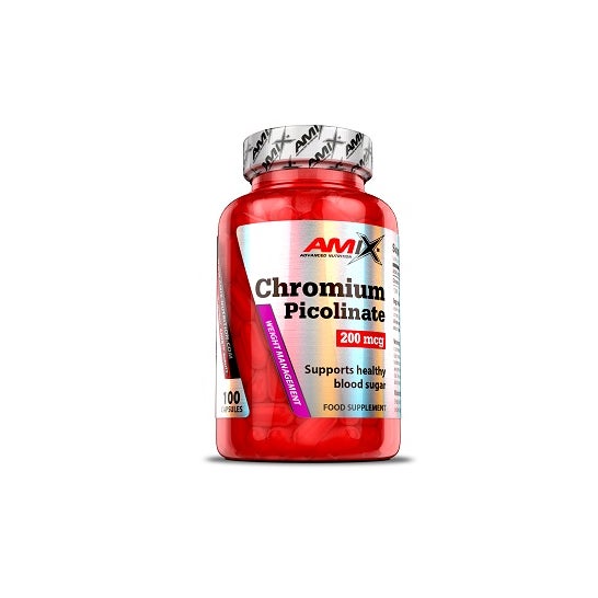 Amix Chromium Picolinate 200mcg 100caps