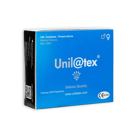 Unilatex Preservativos Naturais 144 peças