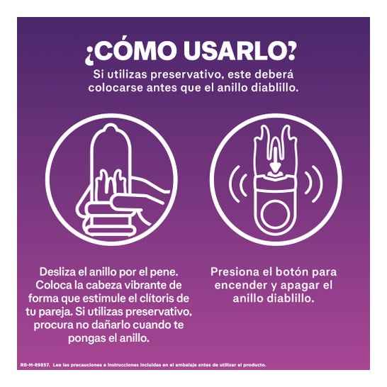 Durex Intense Orgasmic Diablillo Anillo Vibrador 1 Anillo
