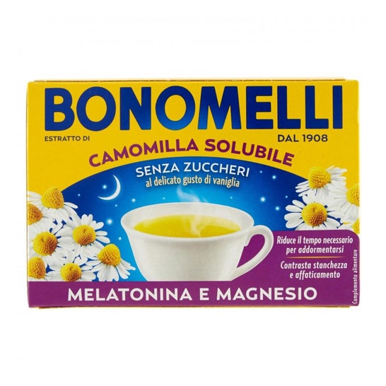 Bonomelli Camomilla Solubile Melatonina Magnesio 16uds