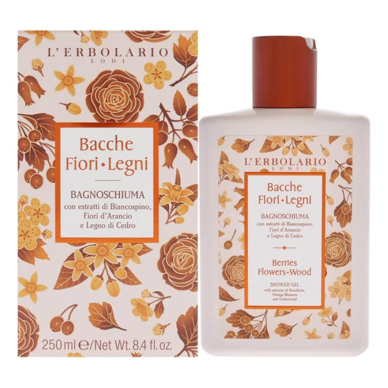L'Erbolario Bacche Fiori Legni Gel de Banho 250 ml