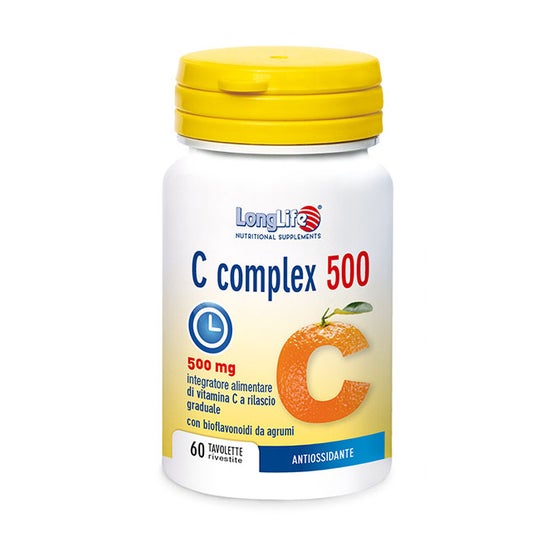 LongLife C Complex 500 Suplemento 60comp