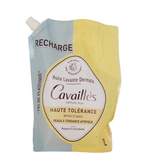 Cavaillès Óleo Limpeza Dermato Alta Tolerância Refil 1000 ml