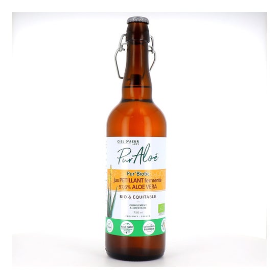 Pur Aloe Jugo Espumoso Fermentado Pur'Biotic 750ml