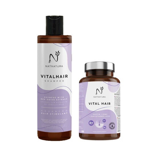 Natnatura Vital Hair Biotin & Shampoo com Extrato de Cebola
