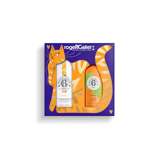Roger & Gallet Caixa Água Perfumada Bem-Estar Neroli 100ml + Leite Corporal