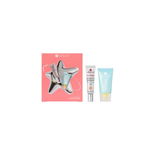 Erborian Kit CC Crème Dourada + Hidratante Glow
