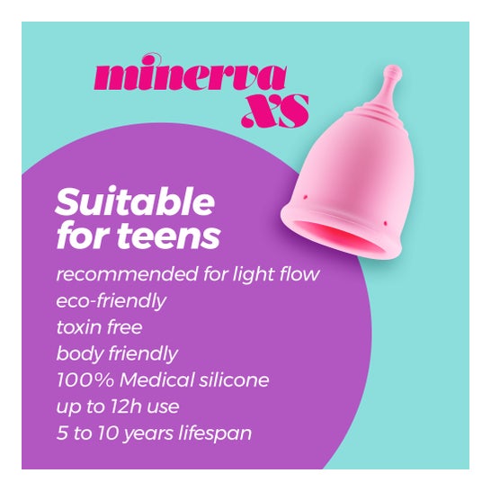 Crushious Copo Menstrual Minerva XS com Bolsa 1 Unidade