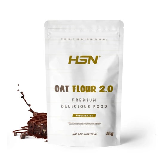 HSN Harina de Avena Instantánea 2.0 Brownie 1kg