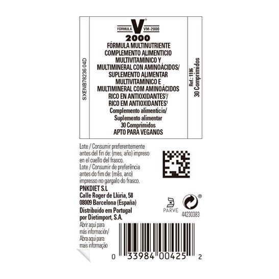 Solgar Formula V 2000 30 cápsulas