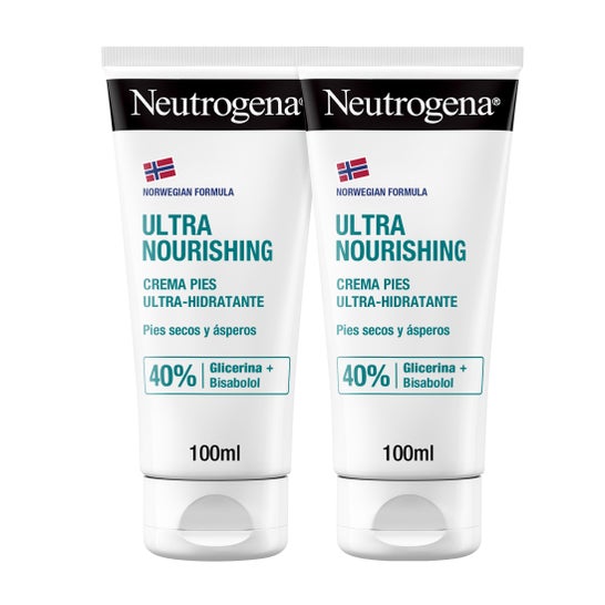 Neutrogena® Creme Ultra-Moisturante para Pés Secos e Danificados 100ml+100ml