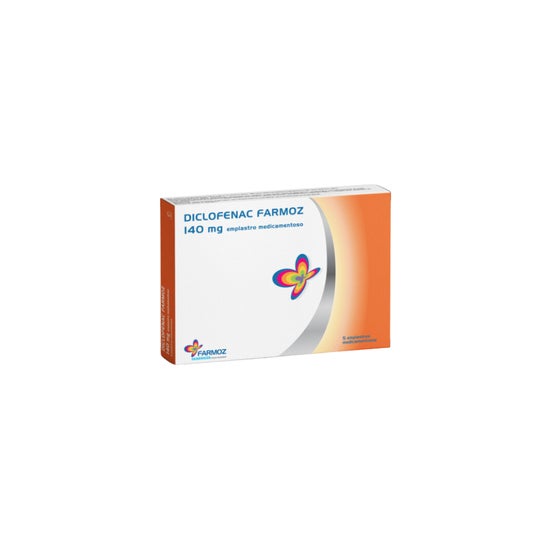 Farmoz Diclofenac 140mg Emplastro Medicamentoso 5 Unidades