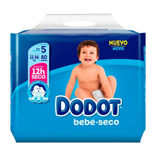 Dodot Ultra Dry Nappies Tamanho 5 11-16 Kg 80uds