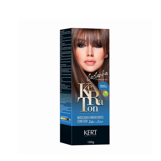 Keraton Banho de Brilho Castanha 100g