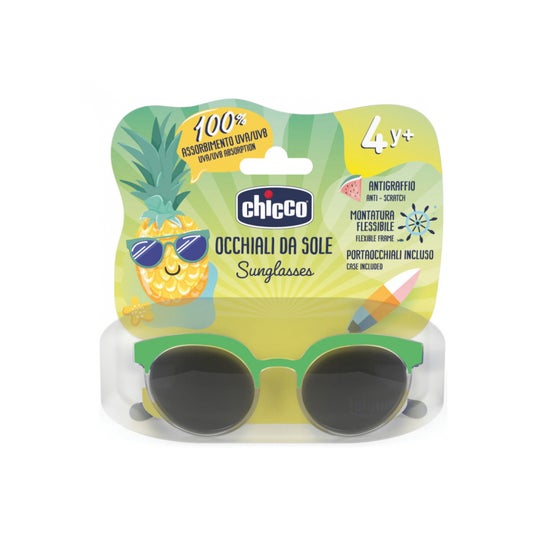 Chicco Óculos de Sol Menino Verdes 4A+ 1 Unidade Chicco Óculos de Sol Menino Verdes 4A+ 1 Unidade