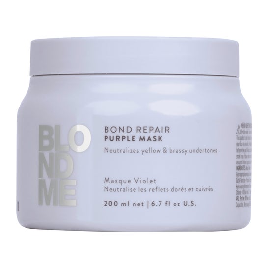 Schwarzkopf Blondme Bond Repair Máscara Roxa 200 ml