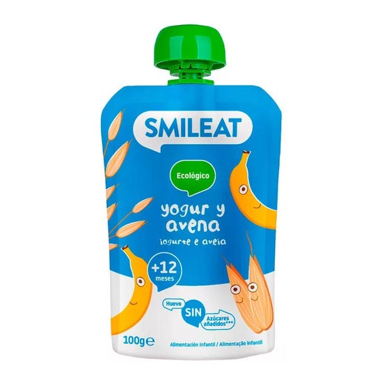 Smileat Pouch Yogur y Avena +12m 100g