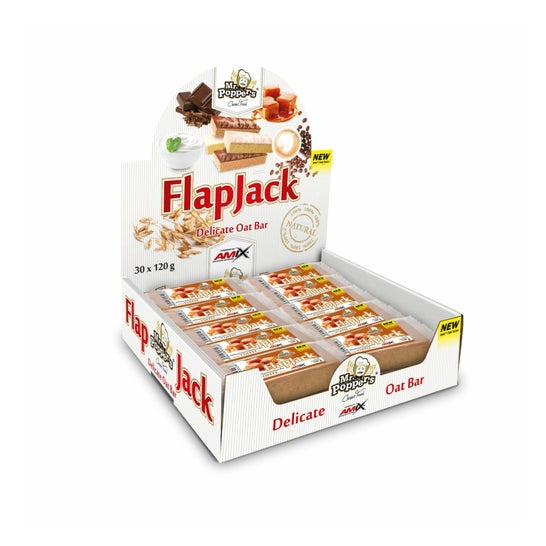 Amix Mr Popper's FlapJack Toffee 30x120g