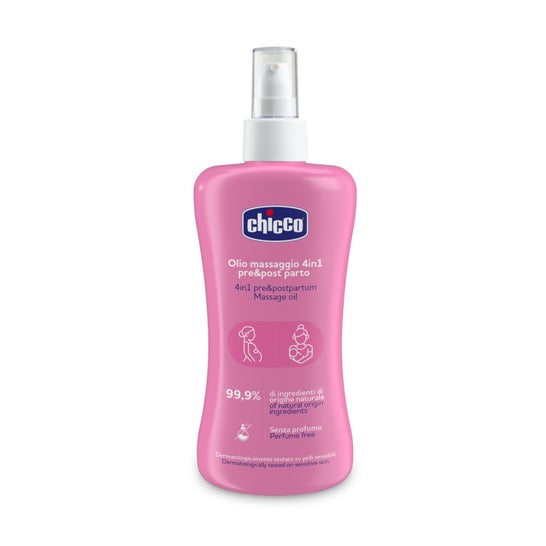 Chicco Óleo de Massagem Pré e Pós-Parto 4 em 1 200ml