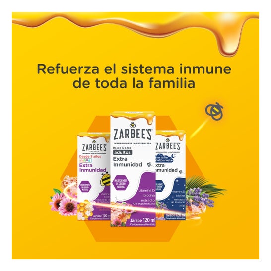 Zarbee's Adultos Noche Extra Inmunidad Jarabe 120ml
