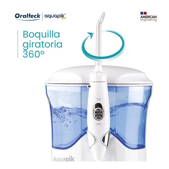 Aquapik Pro Irrigador Bucal Profissional Azul 1 Unidade