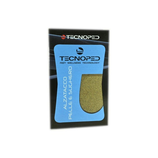 Tecnoped Levanta Talón Piel y Corcho 6mm Talla 1 1 Par